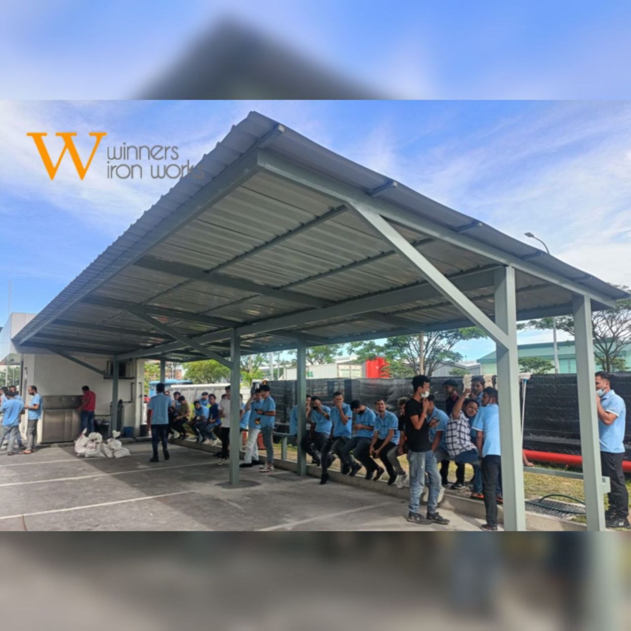 Metal Deck Awning