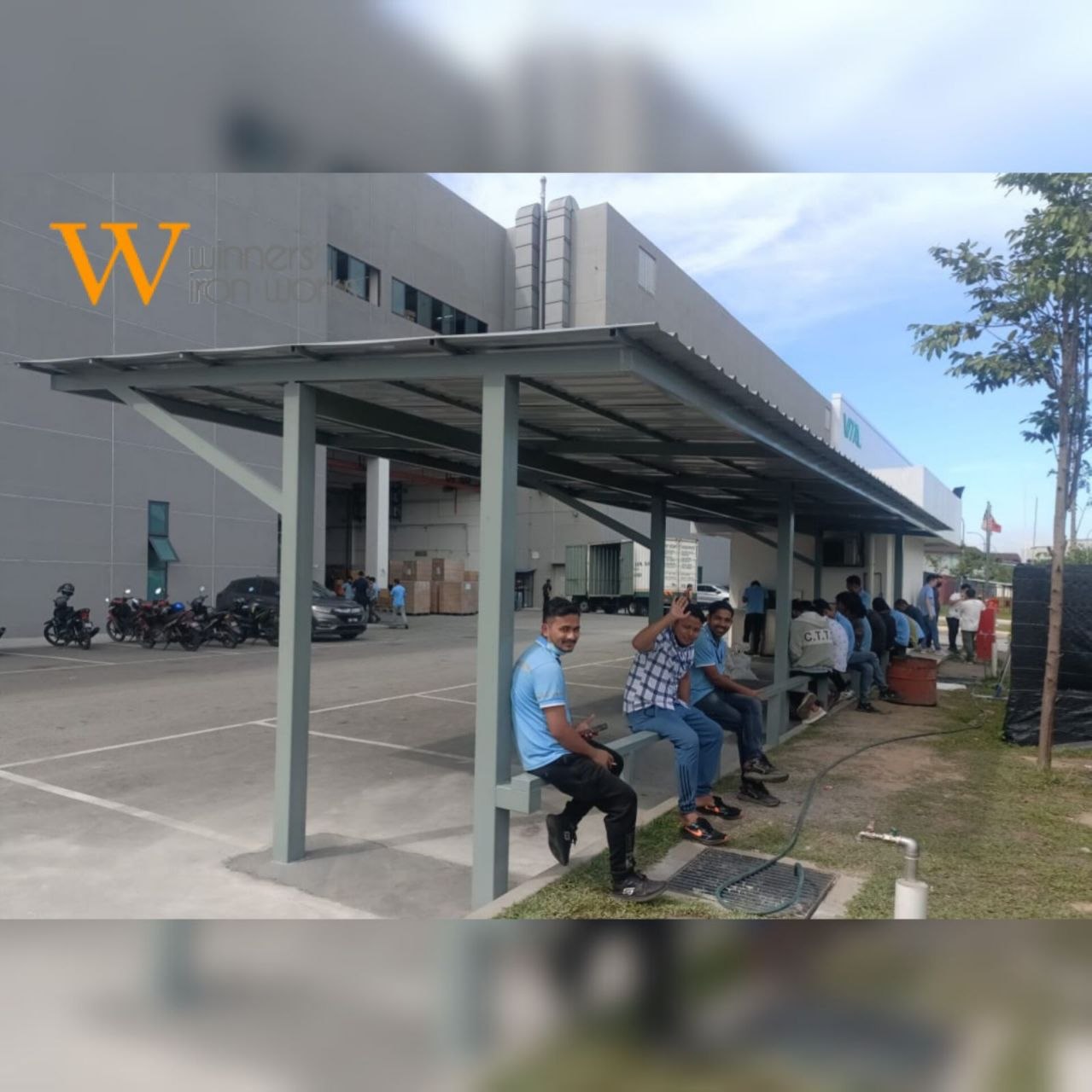 Metal Deck Awning