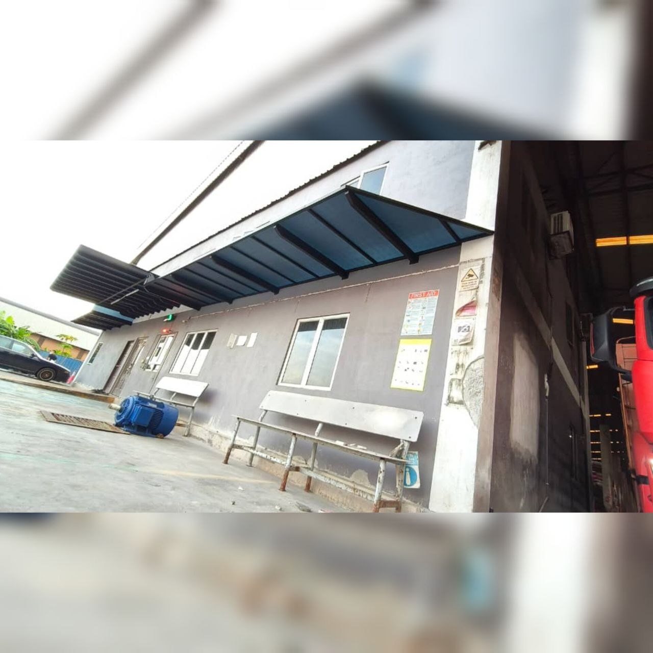 Polycarbonate Awning
