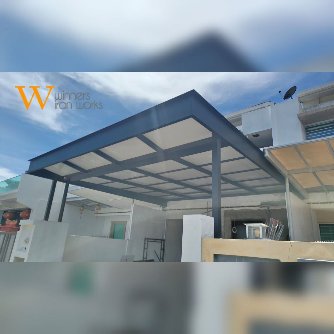 PU Metal Awning